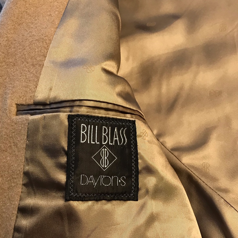 Bill Blass Mens Tan 100% Camel Hair Blazer Sz 42 R - Picture 5 of 8